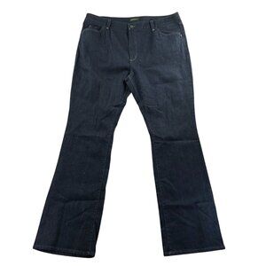 Eddie Bauer Womens Jeans Size 20T Bootcut Leg Classic Blue Denim Casual Relaxed